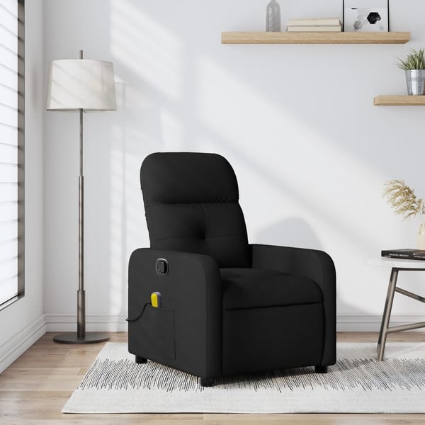 vidaXL massagestol stof sort