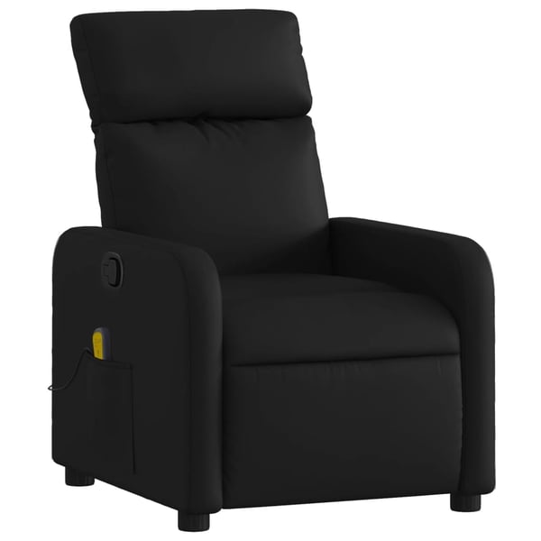 vidaXL massagestol kunstlæder sort