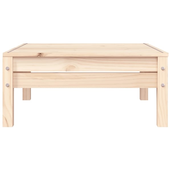 vidaXL Hagesofa 3-seters heltre furu