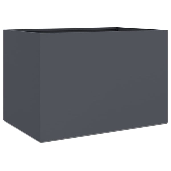 vidaXL Plantekasse antrasitt 62x40x39 cm stål