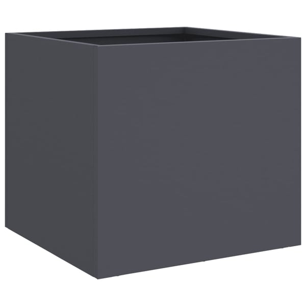 vidaXL Plantekasser 2 stk antrasitt 32x30x29 cm stål