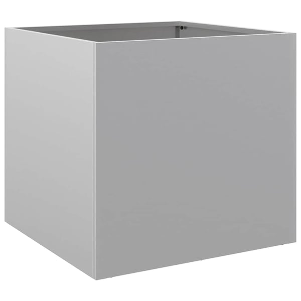 vidaXL Plantekasse sølv 42x40x39 cm galvanisert stål