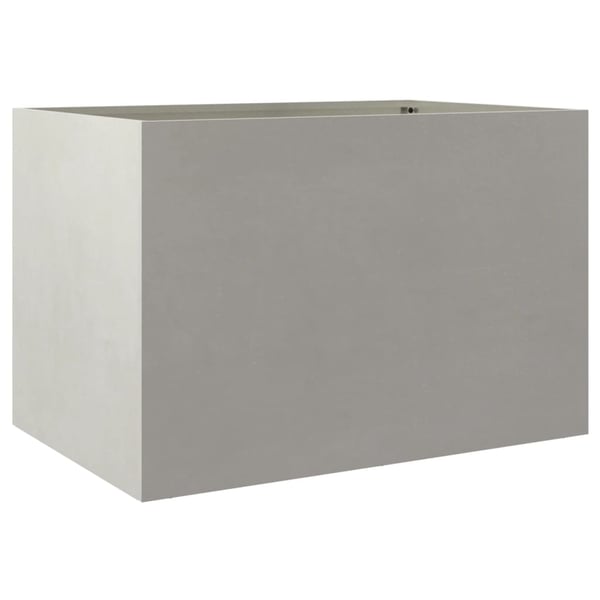 vidaXL Plantekasse sølv 62x47x46 cm rustfritt stål
