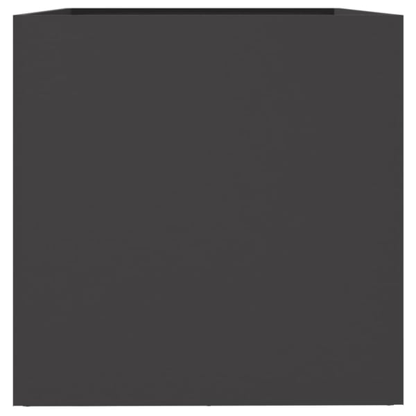 vidaXL Plantekasse svart 62x47x46 cm stål