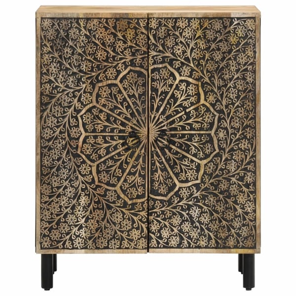 vidaXL Sideskap 60x33x75 cm heltre mango