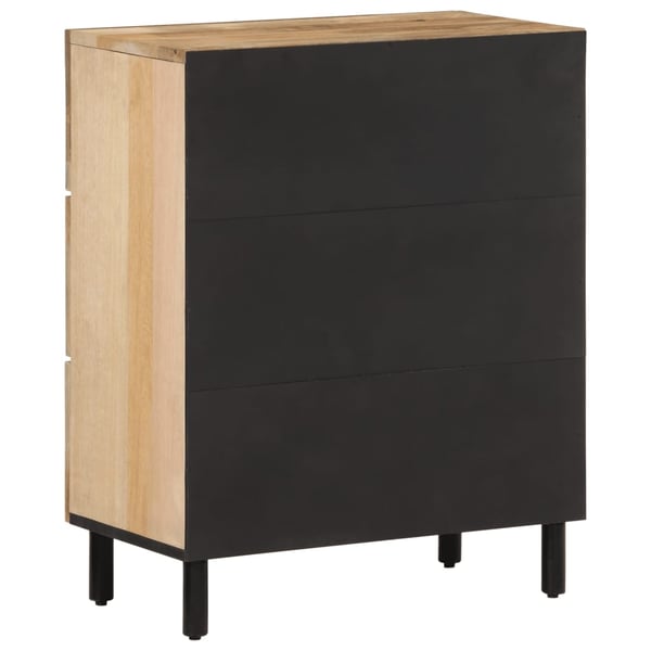 vidaXL Sideskap 60x33x75 cm heltre mango