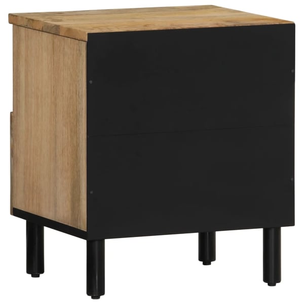 vidaXL sengeborde 2 stk. 40x33x46 cm massivt mangotræ