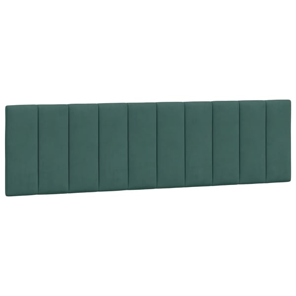 vidaXL gavlpude 180 cm velour mørkegrøn