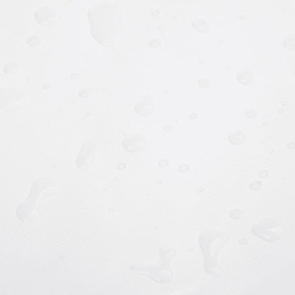 vidaXL presenning 1,5x10 m 650 g/m² hvid