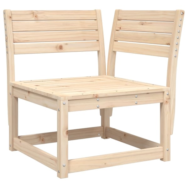 vidaXL sofasæt til haven 5 dele massivt fyrretræ