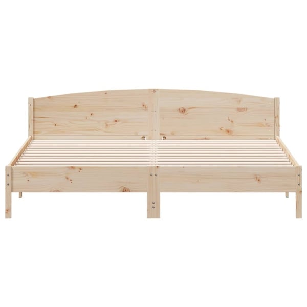 vidaXL Sengeramme uten madrass 180x200 cm heltre furu
