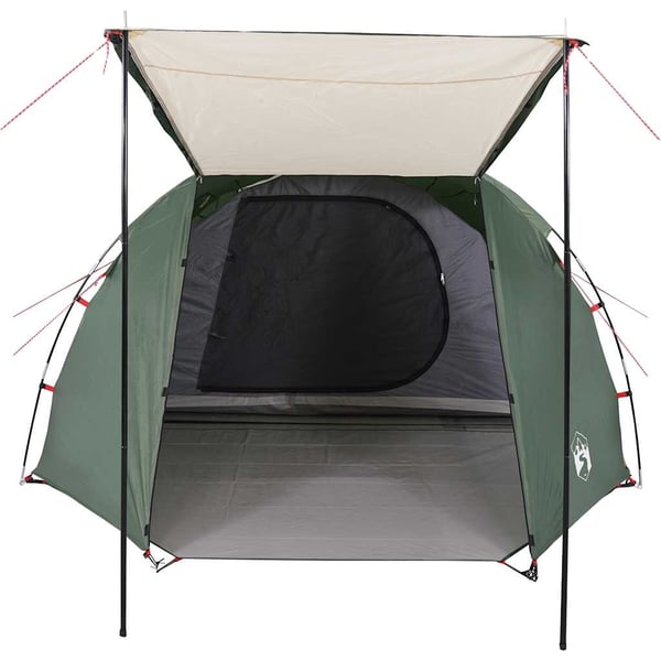 vidaXL 4-personers campingtelt vandtæt grøn