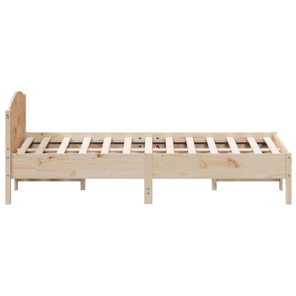 vidaXL Sengeramme uten madrass 150x200 cm heltre furu