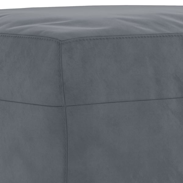 vidaXL sofasæt 3 dele med hynder velour mørkegrå