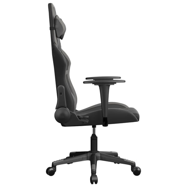 vidaXL Gamingstol svart och grå konstläder