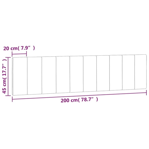 vidaXL gavlpude 200 cm velour pink