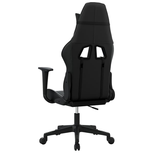 vidaXL Gamingstol svart konstläder