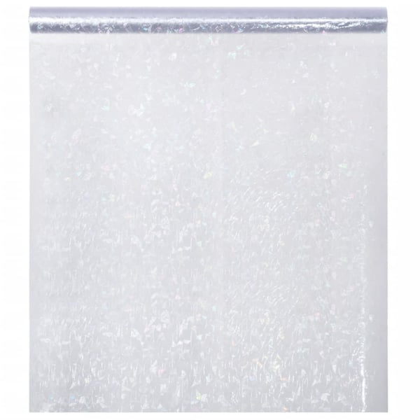 vidaXL vinduesfolie 90x1000 cm PVC 3D-regnbuemønster matteret