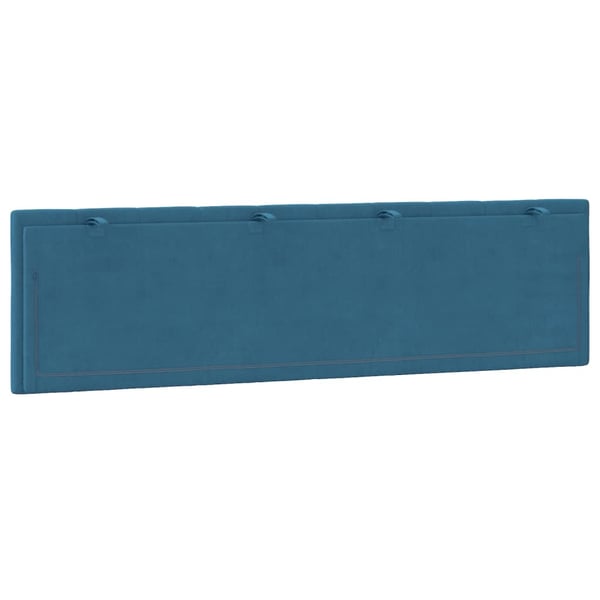 vidaXL gavlpude 180 cm velour blå