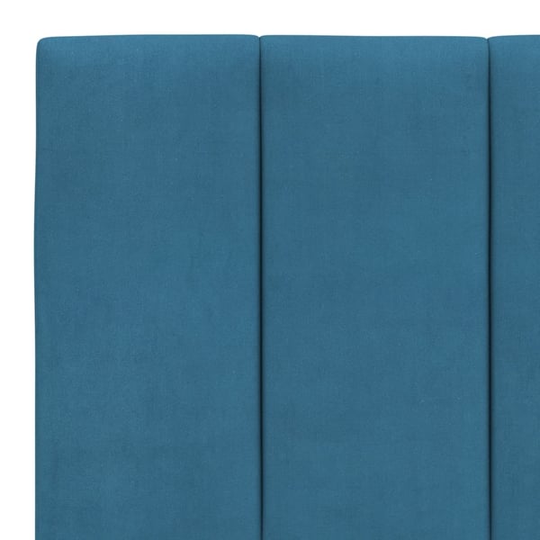 vidaXL gavlpude 160 cm velour blå