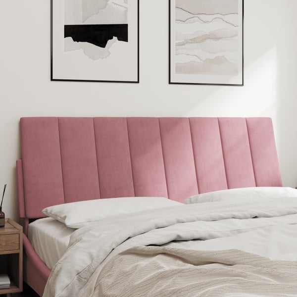 vidaXL gavlpude 120 cm velour pink