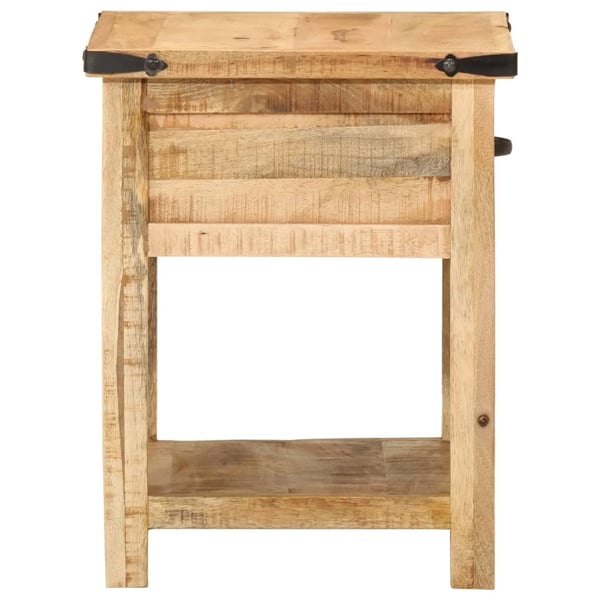 vidaXL sengebord 40x40x50 cm massivt mangotræ