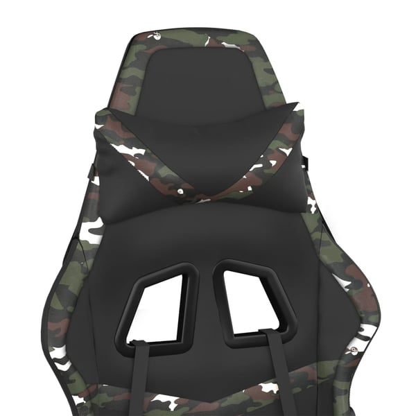 vidaXL gamingstol kunstlæder sort og camouflage