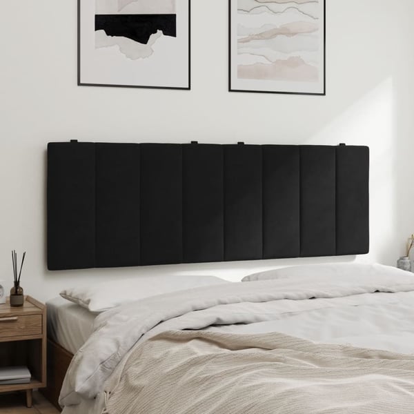 vidaXL gavlpude 120 cm velour sort