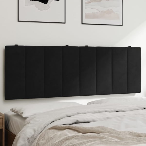 vidaXL gavlpude 120 cm velour sort