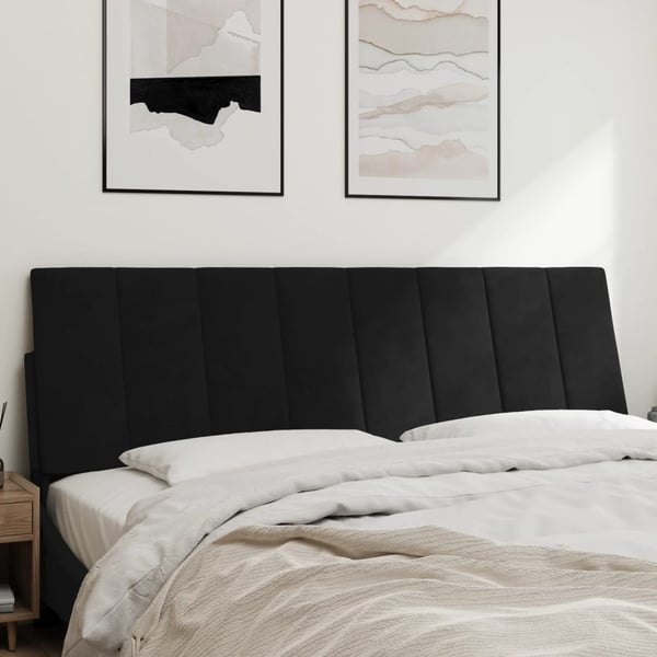 vidaXL gavlpude 160 cm velour sort