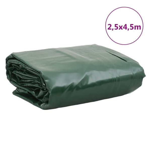 vidaXL presenning 2,5x4,5 m 650 g/m² grøn