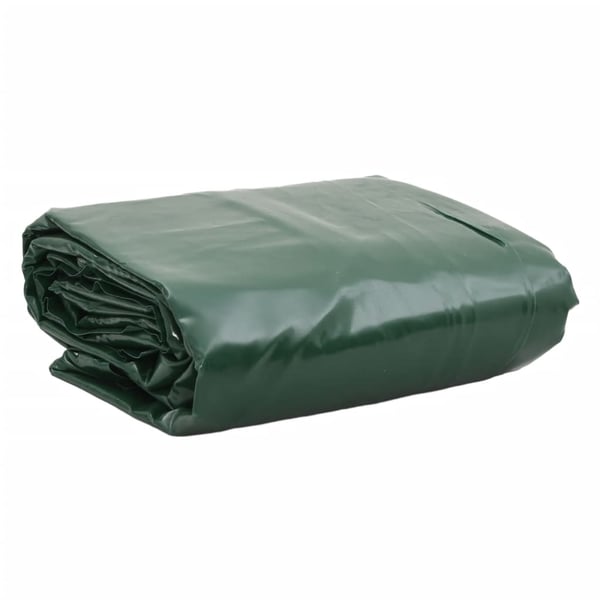 vidaXL Presenning grön 5x7 m 650 g/m²