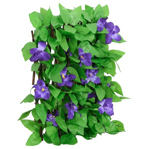 vidaXL Utvidbart espalier med kunstig eføy 5 stk grønn 180x20 cm