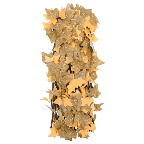 vidaXL espalier med kunstige ahornblade 180x60 cm udvidelig orange