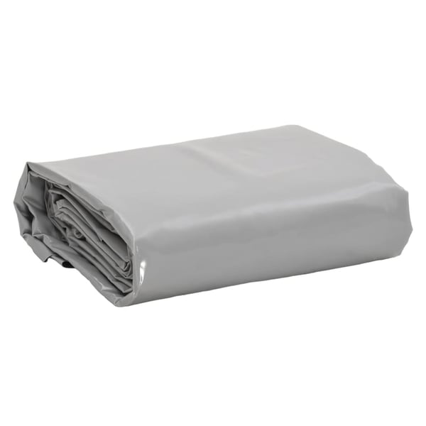 vidaXL presenning 1x2,5 m 650 g/m² grå
