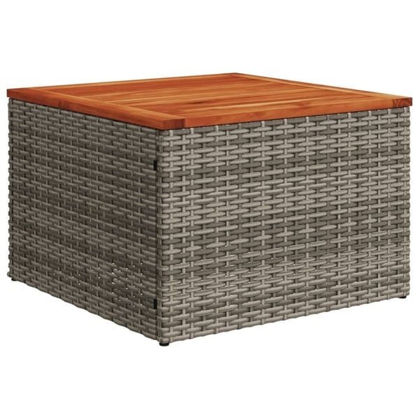 vidaXL sofasæt til haven 11 dele med hynder polyrattan sort