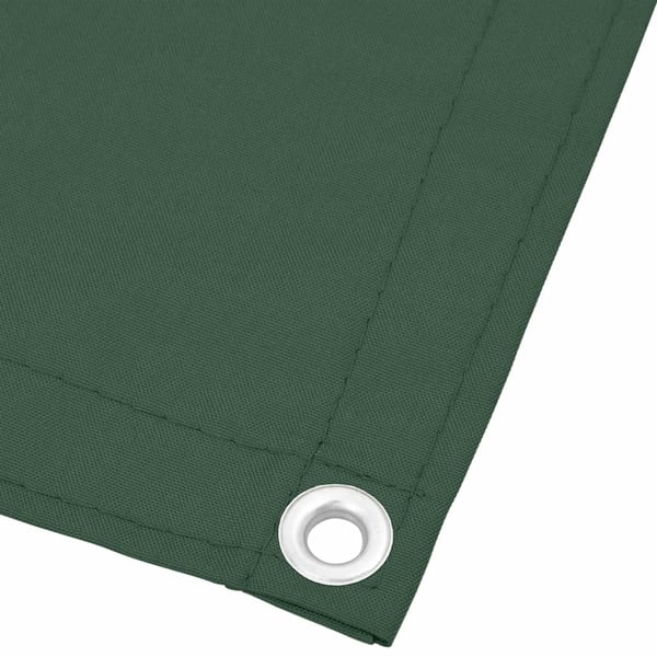 vidaXL altanafskærmning 90x1000 cm 100 % polyester mørkegrøn