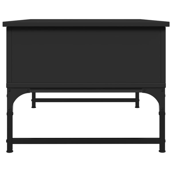 vidaXL sofabord 70x50x40 cm konstrueret træ sort