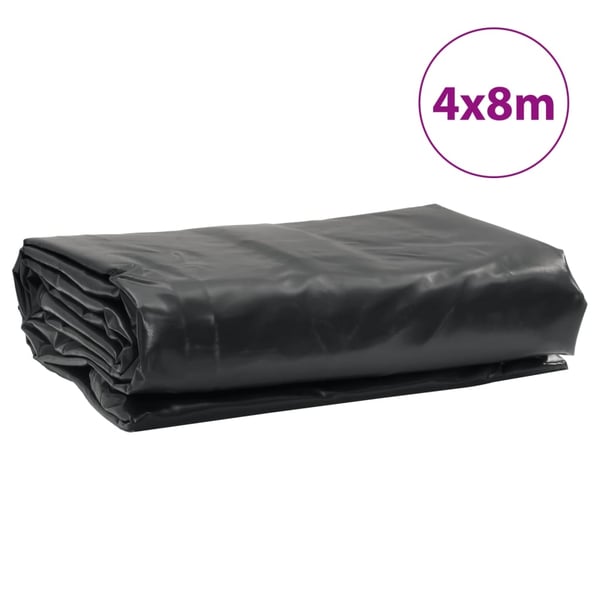 vidaXL presenning 4x8 m 650 g/m² antracitgrå