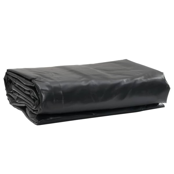 vidaXL presenning 5x7 m 650 g/m² sort