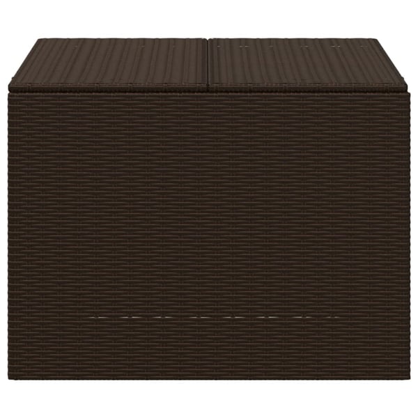 vidaXL Putekasse brun 291L cm polyrotting