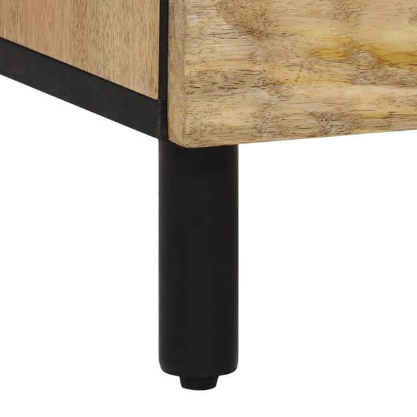 vidaXL Sideskap 60x33x75 cm heltre mango