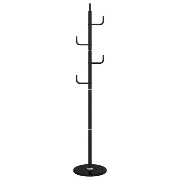 vidaXL Stumtjener svart 183 cm pulverlakkert jern