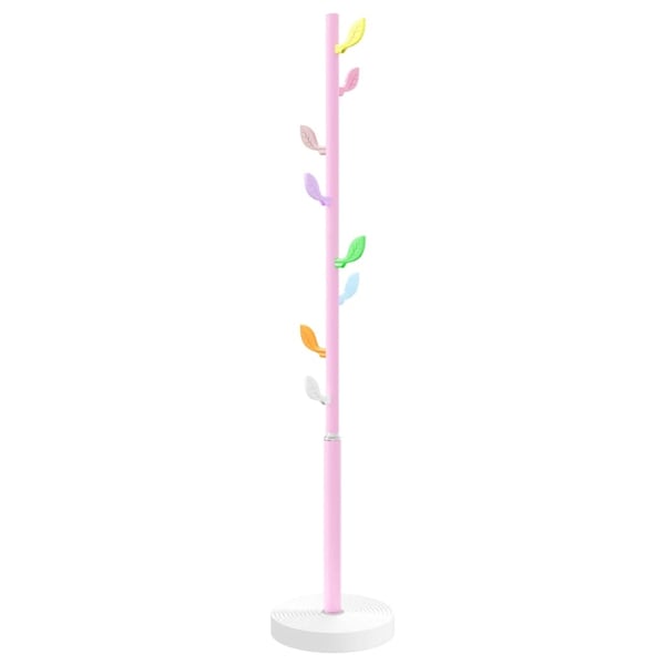 vidaXL Klädhängare rosa 172 cm pulverlackerat järn