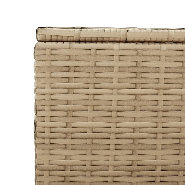 vidaXL Putekasse blandet beige 984L cm polyrotting