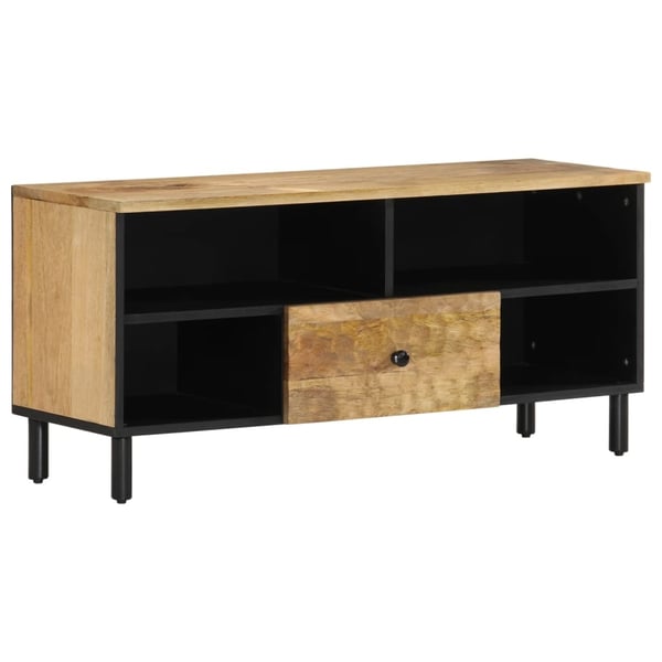 vidaXL TV-taso 100x33x46 cm täysi mangopuu