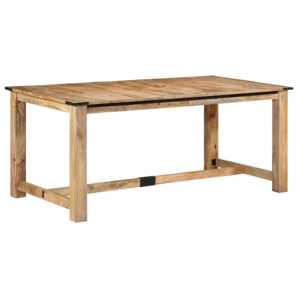 vidaXL spisebord 180x90x75 cm massivt mangotræ
