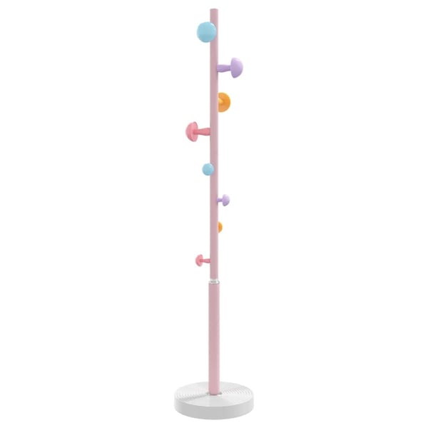 vidaXL stumtjener 172 cm pulverlakeret jern lyserød