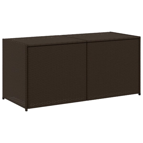 vidaXL Putekasse brun 283L cm polyrotting