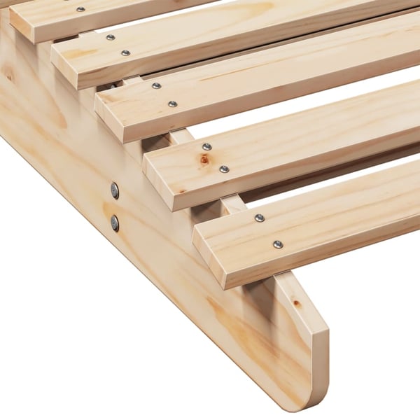vidaXL Solseng 205x80x31,5 cm heltre furu